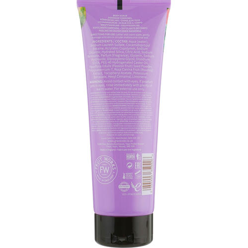 Скраб для тела "Маракуйя и арбуз", Grace Cole Fruit Works Body Scrub Passion Fruit & Watermelon — изображение 2