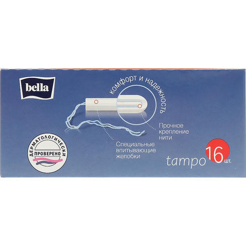 Bella Bella Premium Comfort Super Plus Tampo, Тампоны, 16 шт. — изображение 2