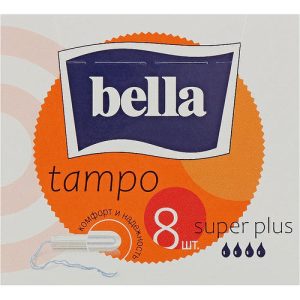 Bella, Гигиенические тампоны Tampo Premium Comfort Super Plus, 8 шт