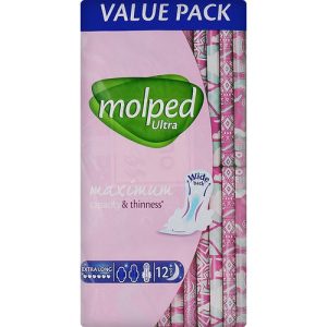 Molped, Гигиенические прокладки Ultra Night Eco, 12 шт