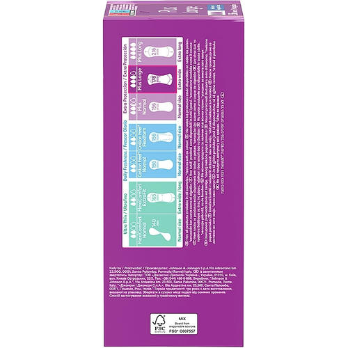 Carefree Plus Large Fresh Scent, Ежедневные гигиенические прокладки, 36 шт. — изображение 2