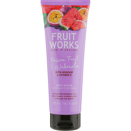 Скраб для тела "Маракуйя и арбуз", Grace Cole Fruit Works Body Scrub Passion Fruit & Watermelon