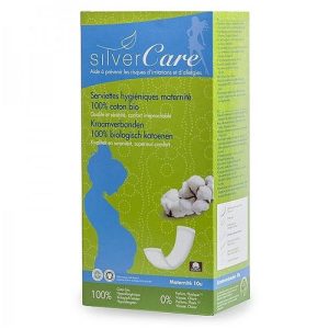 Silver Care Cotton Squares, Гигиенические салфетки для беременных, 10шт