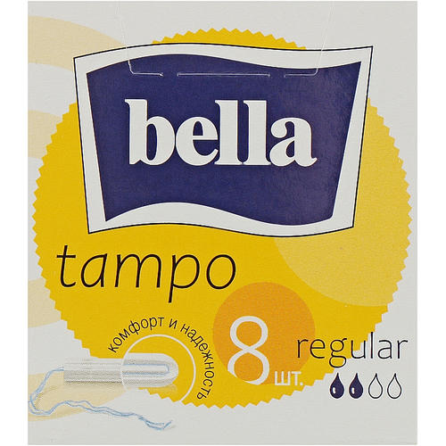 Bella, Гигиенические тампоны Tampo Premium Comfort Regular, 8 шт