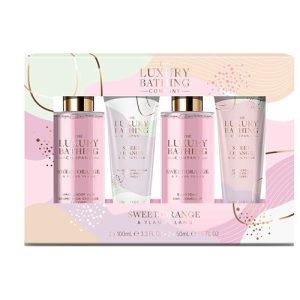 Набор, Grace Cole The Luxury Bathing Sweet Orange & Ylang Ylang Set (b/sptay/100ml + bath/foam/100ml + b/cr/50ml + h/cr/50ml)
