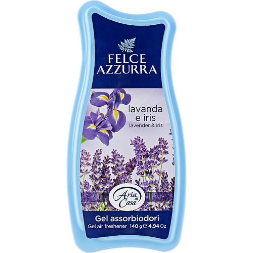 Освежитель, Felce Azzurra Gel Air Freshener Lavanda & Iris, 140g