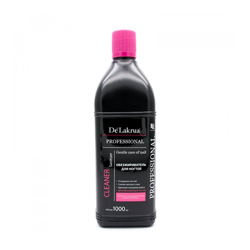 De Lakrua Professional, Cleaner обезжириватель для ногтей, 1 л.