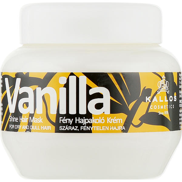 Kallos Cosmetics Vanilla Shine Hair Mask, Маска для сухих волос