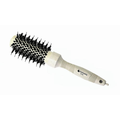 Hairway Organica Eco New, Термобрашинг, бежевый, d 34/74 mm с щетиной кабана