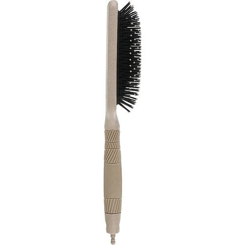 Hairway Organica Eco New, Щетка массажная, 13-рядная, мягкая резиновая подушка, бежевая — изображение 2