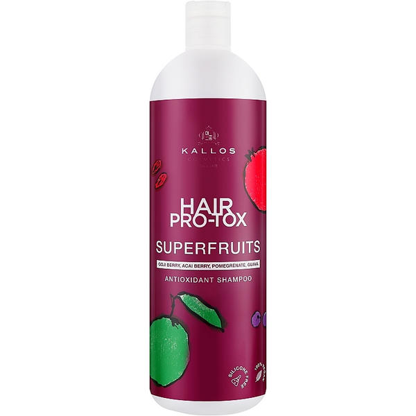 Kallos Hair Pro-tox SuperFruits Antioxidant Shampo, Шампунь для волос