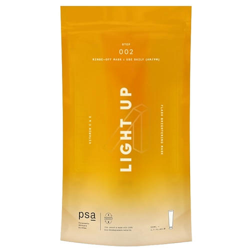 PSA Light Up Vitamin C & E Flash Brightening Mask, Маска осветляющая для лица с витаминами C и E — изображение 2