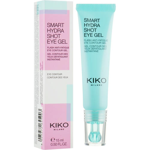 Kiko Milano Smart Hydra Shot Eye Gel, Увлажняющий гель против темных кругов и отеков под глазами