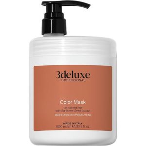 3DeLuXe Color Mask For Colored Hair With Sunflower Seed Extract, Маска для сохранения цвета и блеска окрашенных волос с экстрактом семян подсолнечника
