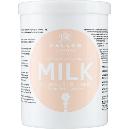 Kallos Cosmetics Hair Mask Milk Protein, Маска для волос с молочным протеином
