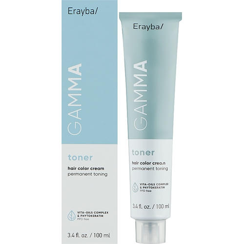 Erayba Gamma Color Conditioning Haircolor Cream 1+1.5, Краска для волос — изображение 2