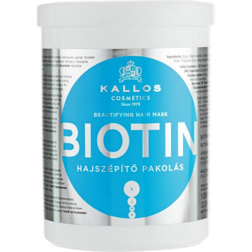 Kallos Cosmetics Biotin Beautifying Mask, Маска для волос с биотином