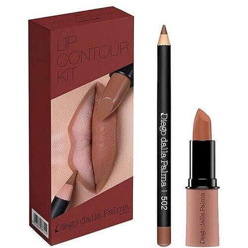 Diego Dalla Palma Lip Contour Kit 502, Набор (lipstick/4g + lip/pencil/1.1g)