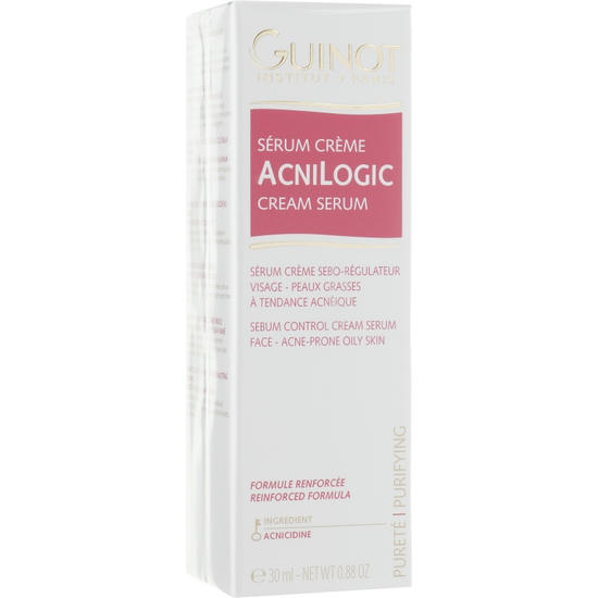 Guinot Serum Acnilogic Cream Serum, Крем-сыворотка себорегулирующая для жирной кожи