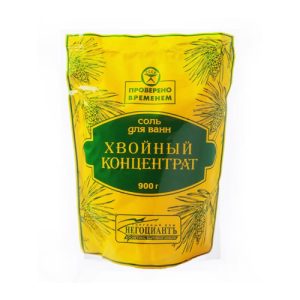 Соль для ванн Хвойный концентрат, соль для ванн, 900 гр./5000 гр.