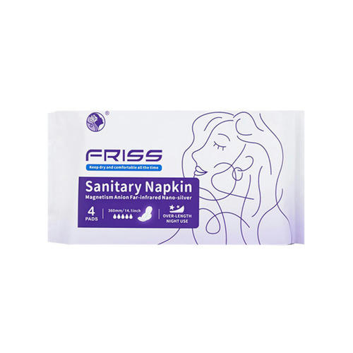 Friss Прокладки гигиенические ночные 4 в 1 (5 капель) 330мм - Sanitary pad, 4шт