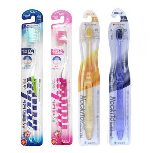Dental Care Щетка зубная c тонкой двойной щетиной и прозрачной прямой ручкой, 4шт