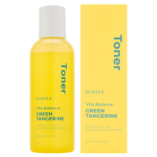 Eunyul Тонер выравнивающий с экстрактом мандарина и витаминами - vita balance green tangerine, 180мл