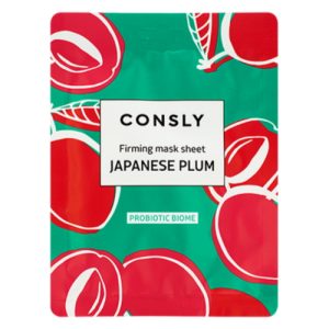 Consly Маска тканевая с экстрактом сливы для зрелой кожи - Probiotic Biome Firming Japanese, 25мл