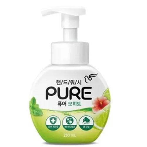 Pigeon Мыло для рук пенное с ароматом мохито - Pure mojito, 300мл — изображение 3