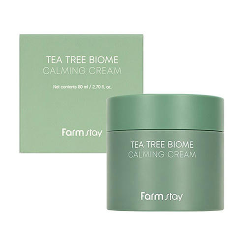 FarmStay Крем для чувствительной кожи с экстрактом чайного дерева -Tea Tree Biome Calming Cream,80мл