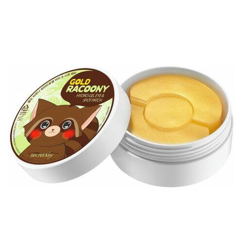 Secret Key Патчи гидрогелевые для кожи под глазами - Gold racoony hydrogel eye & spot patch, 60шт — изображение 3