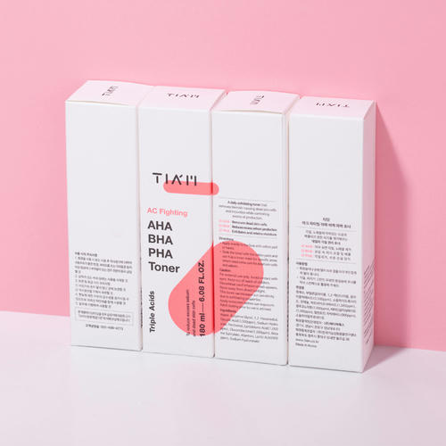 TIAM Тонер очищающий с кислотами - AC Fighting AHA BHA PHA Toner, 180мл — изображение 4