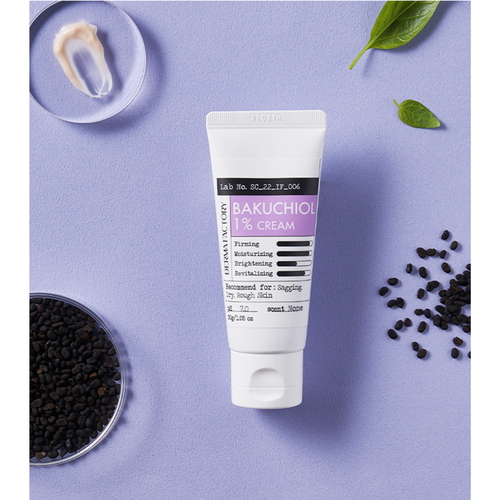 Derma Factory Крем для лица питательный с бакучиолом для проблемной кожи - Bakuchiol 1% cream, 30мл — изображение 5