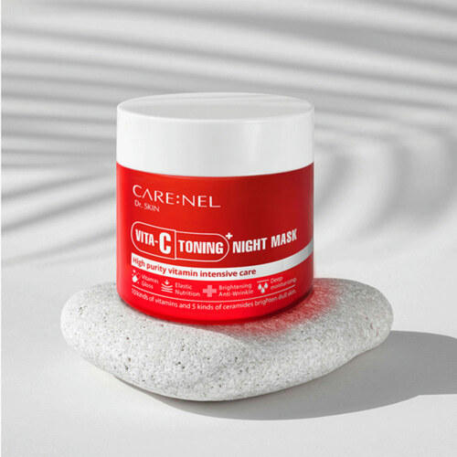 Care:Nel Маска для лица ночная с витамином С - Vita-C toning night mask, 80мл — изображение 4