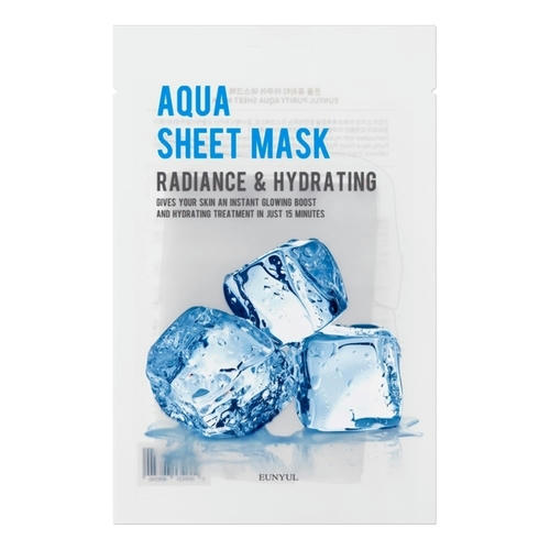 Eunyul Маска тканевая с гиалуроновой кислотой - Purity aqua sheet mask, 22мл