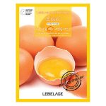 Lebelage Маска тканевая для лица с экстрактом яйца - Egg natural mask, 23г