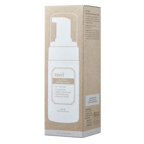 Dear, Klairs Пенка для умывания увлажняющая кислородная - Rich moist foaming cleanser рН 5.6, 100мл — изображение 2