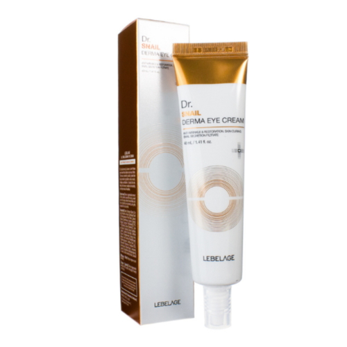 Lebelage Крем для кожи вокруг глаз восстанавливающий с муцином - Dr.Snail derma eye cream, 40мл