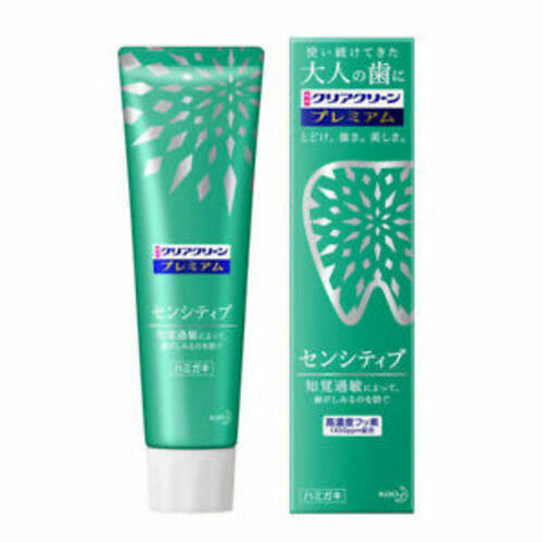 KAO Паста зубная для чувствительных зубов с ароматом мяты - Clear clean premium sensitive, 100г