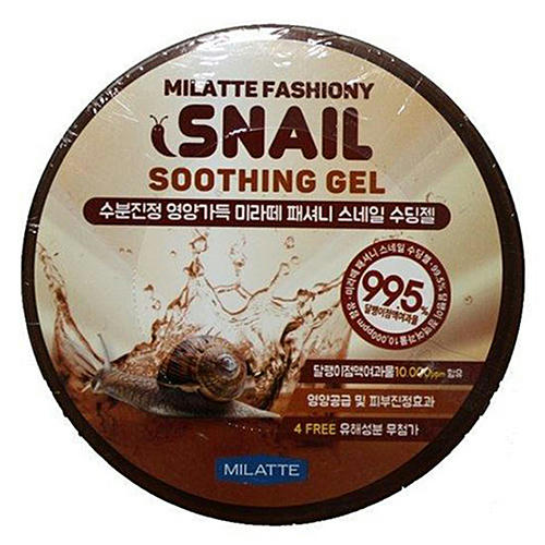 Milatte Гель универсальный увлажняющий - Fashiony snail soothing gel, 300мл