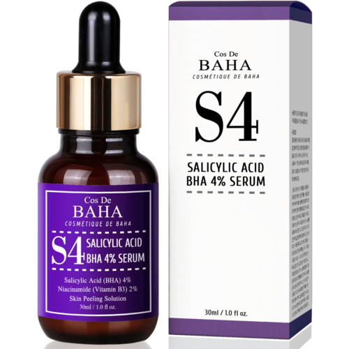 Cos De BAHA Сыворотка для жирной кожи с салициловой кислотой - Salicylic acid 4% serum (S4), 30мл — изображение 4