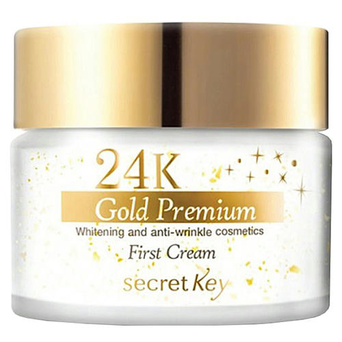 Secret Key Крем для лица питательный – 24k gold premium first cream, 50г