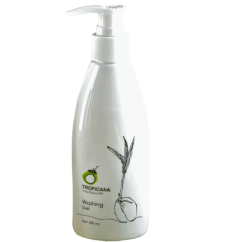 Tropicana Гель для умывания кокосовый - Virgin coconut oil washing gel, 200мл