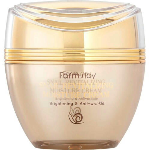 FarmStay Крем для лица с муцином улитки восстанавливающий – Snail revitalizing moisture cream, 50мл — изображение 2