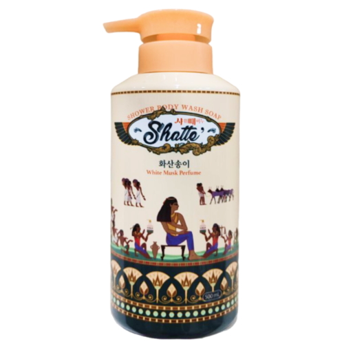 Mukunghwa Мыло для тела жидкое белый мускус - Jeju volcanic scoria shower body soap, 500мл
