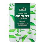Soleaf Маска для лица с зеленым чаем - So delicious green tea mask sheet, 25мл