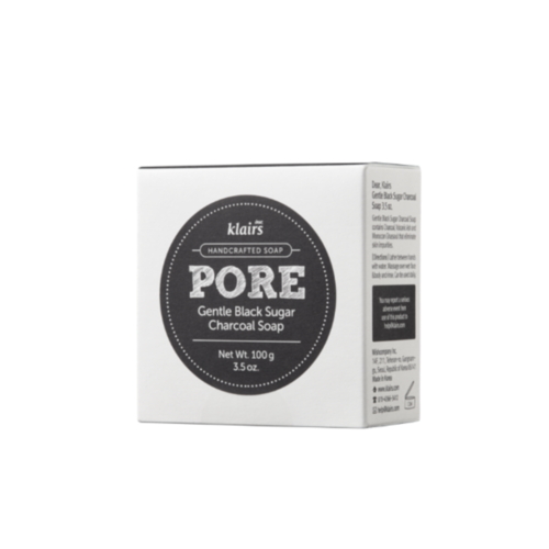 Dear, Klairs Мыло с древесным углем - Gentle black sugar charcoal soap, 100г