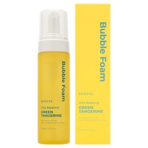 Eunyul Пенка для умывания с мандарином и витаминами - vita balance green tangerine bubble foam,200мл