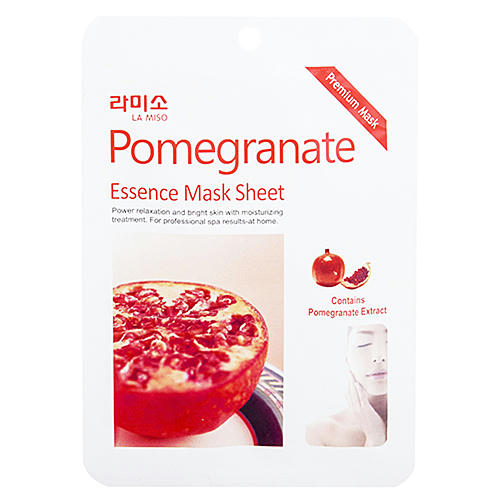 La Miso Маска с экстрактом граната - Pomegranate essence mask sheet, 21г