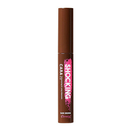 Esthetic House Тушь для ресниц коричневая - Shocking cara volumizing&long mascara, 8мл